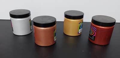 אקריליק זהב/כסף/נחושת/ארד <BR> בחר צבע