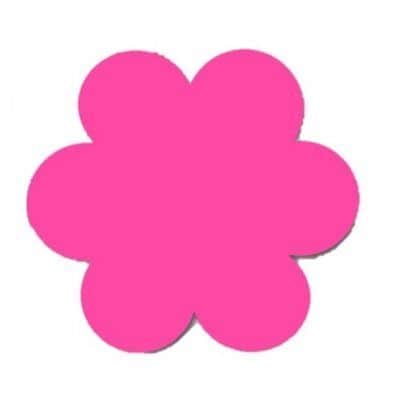 קישוט קיר סול פרח צבעוני<BR>נוצץ/רגיל 20 ס"מ