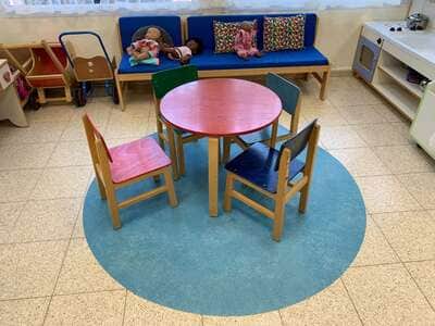 שטיח פי וי סי עגול <BR> בחר צבע <BR> בחר גודל