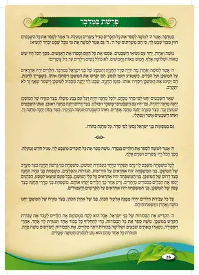 ספר פרשות השבוע <BR> בראשיית/שמות/ויקרא/במדבר/דברים