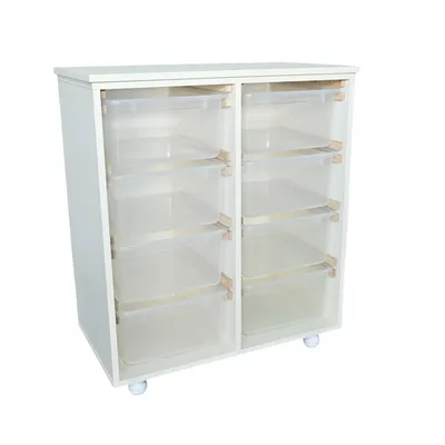 ארון 8 מיכלים <BR>בחר שמנת/בוק