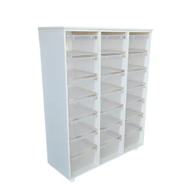 ארון 21 מיכלים בוק / שמנת