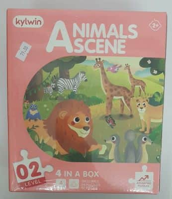 פאזל חיות 4 דגמים