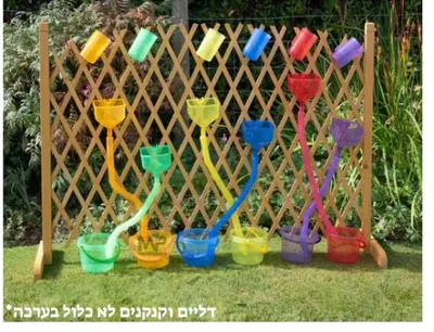 ערכת מים- 6 צינורות ו6 משפכים