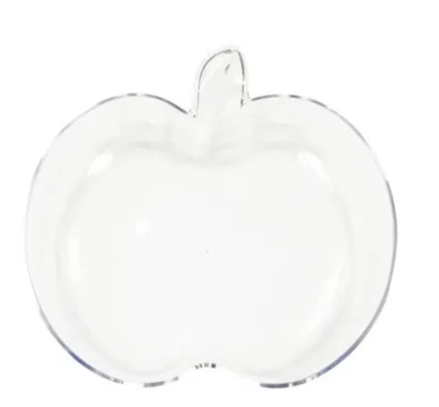 10 קעריות תפוח שקופות
