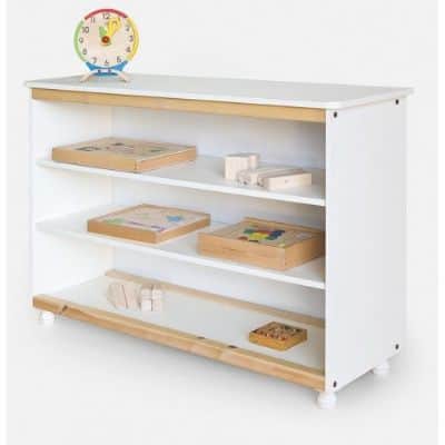 ארון משחקים שמנת