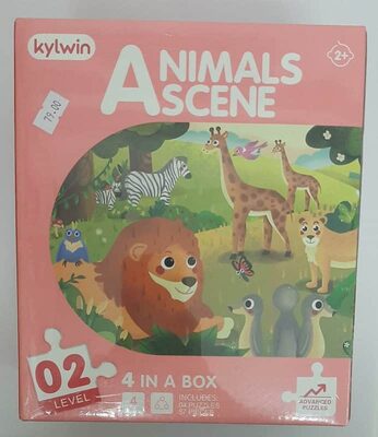 פאזל חיות 4 דגמים