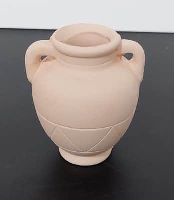 כד שמן מחימר עם 2 ידיות בינוני <BR> 8 סמ