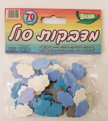 מדבקות סול עננים 70 יח