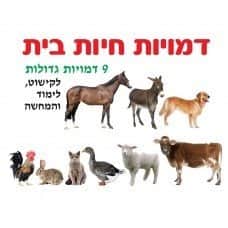 גזירות גדולות להמחשה-חיות בית