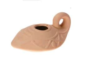 כד שמן עתיק עם ידית <BR> 11 סמ