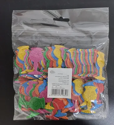 גזירות סול נוצץ גביעים/ כוסות <BR>100 יח