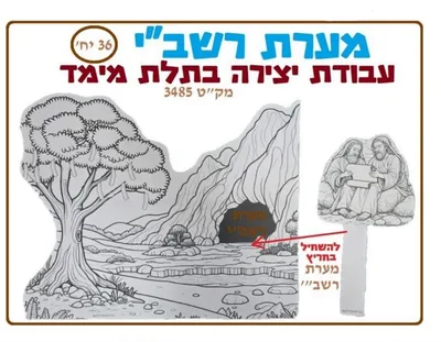 יצירה בתלת מימד מערת רשב"י <BR> 36 יח