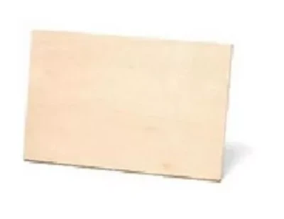 משטח עץ ליצירה <BR> 15X20 סמ, עובי 6 מ"מ