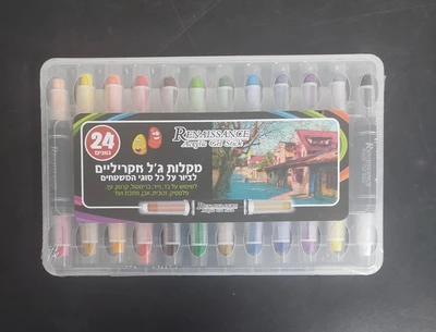 12 צבעי רנסאנס מקלות ג'ל אקריליים