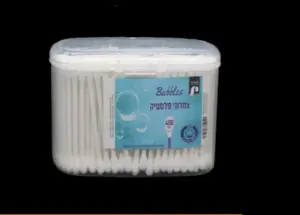 מקלות אוזניים מפלסטיק 400 יח