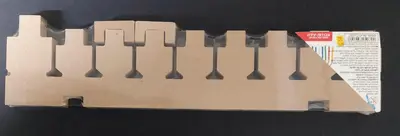 חנוכיה מעץ סביבון <BR> 33.5X6.5