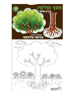 יצירה העץ וחלקיו <BR> 18 יח