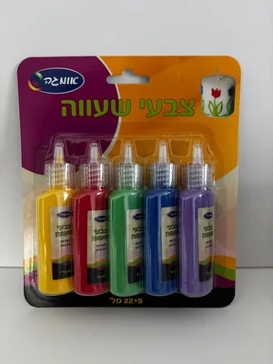 צבעי שעווה 5 יח