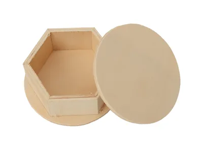 קופסת תכשיטים מעץ צורת פרח