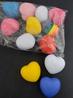 כדור ספוג בצורת לב