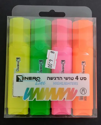מ4 יח מרקר בקופסא
