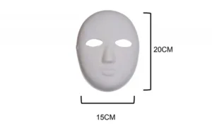 10 יח מסיכה קטיפה ליצירה- פנים