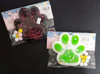 סקוושי מעיכה כף רגל חתול <BR> 12X12 סמ