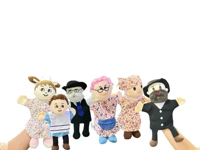 בובות כפפות יד משפחה דתית