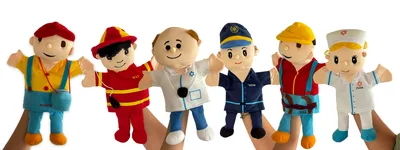 ערכת כפפות יד -מקצועות<BR> 6 יח