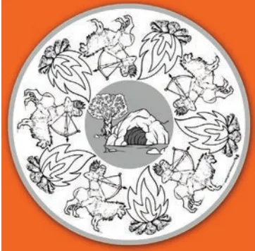 מנדלה לצביעה בר כוכבא ומדורה <BR> 36 יח