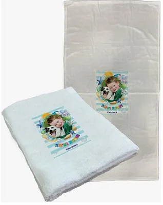 מגבת מיקרופייבר גוף לילד <BR> גודל 130X70 <BR> שטח הדפסה A4