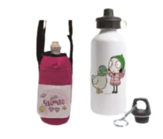 בקבוק אלומיניום ומידנית