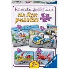 הפאזל הראשון שלי רכבי חירום <BR> 2,4,6,8