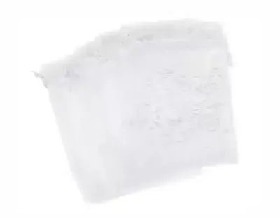 10 שקיות אורגנזה לבן <BR> 10X12