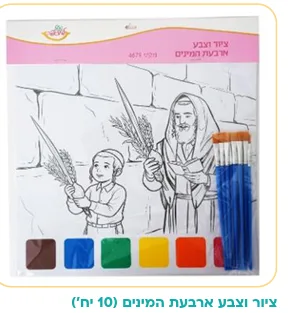 ציור וצבע ארבעת המינים
