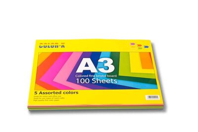 בריסטול צבעוני A3