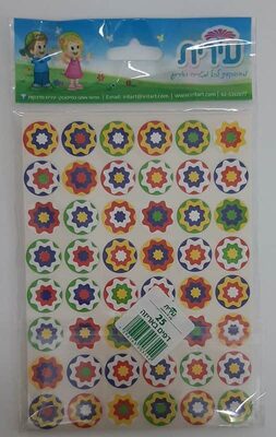 מדבקות עיטור בתוך עיטור 6 בשורה<BR>25 דף